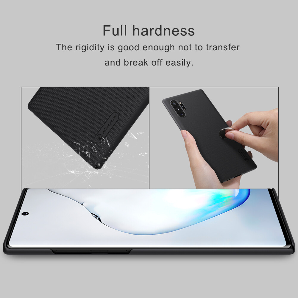 Nillkin cho Samsung Galaxy lưu ý 10 cộng với trường hợp bảo vệ siêu sần hardcase vỏ lưng mờ vỏ