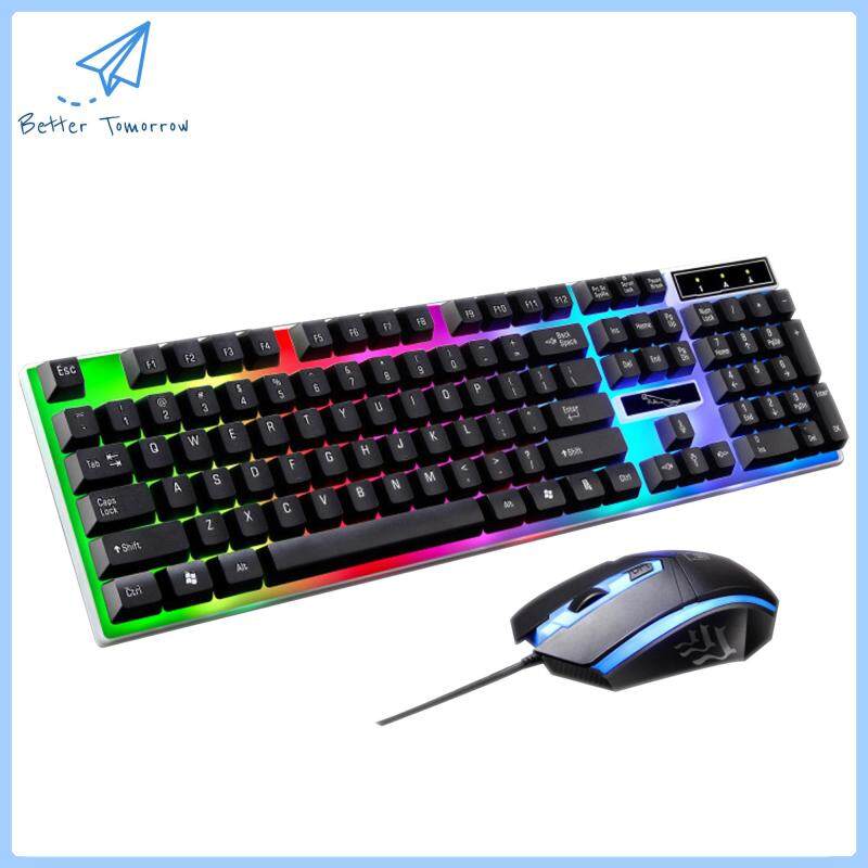 BETTER TOMORROW LED Gaming Mouse and Keyboard Combo Set ( ZG LEOPARD EXCLUSIVE DISTRIBUTOR ) Malaysia