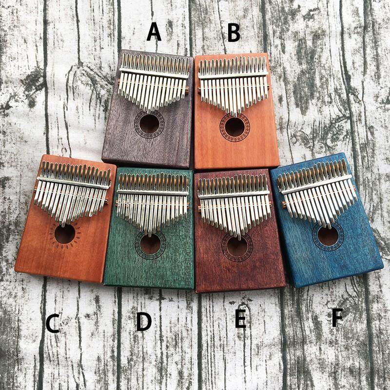 17 Phím Đàn Piano Ngón Tay Gỗ Gụ Kalimba Bàn Phím Mini Tự Nhiên Quà Tặng Sinh Nhật Nhạc Cụ Với Vòng Cổ Lựa Chọn Hoàng Đạo Miễn Phí