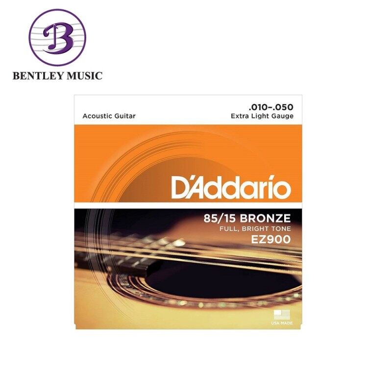 D’Addario EZ900 85/15 Bronze Acoustic Strings, Extra Light, 10-50 Malaysia