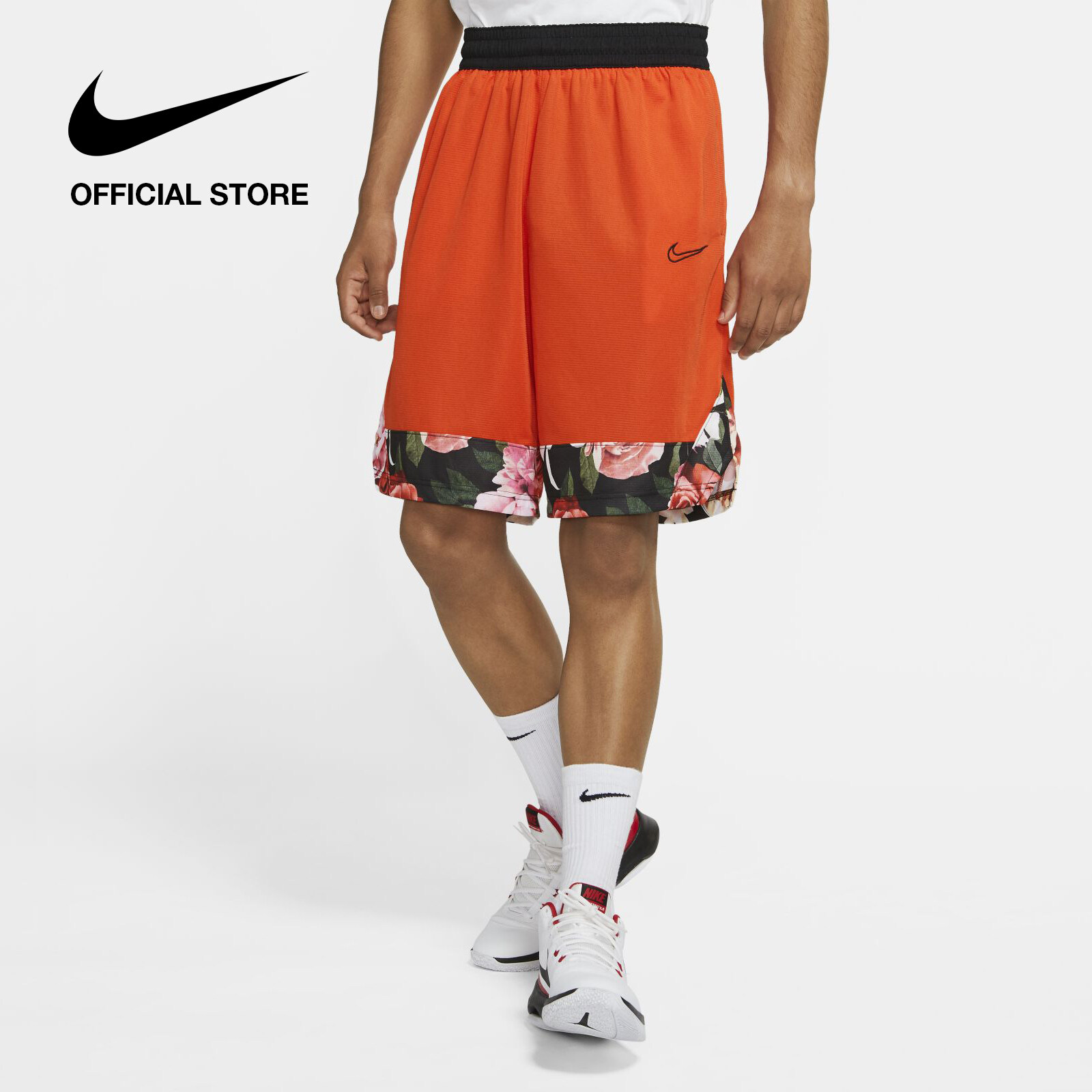 orange nike basketball shorts