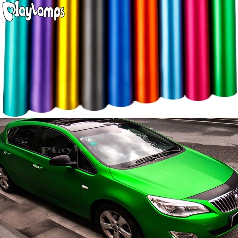 30*152cm Xe Styling PVC Vinyl bọc mạ Matte Ice Sticker trang trí tự động tấm phim cho xe tải xe máy dán