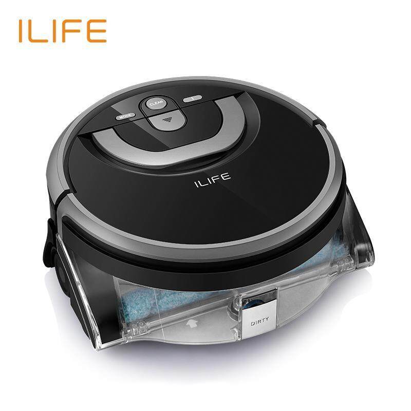 ILIFE New W400 Floor Washing Robot Voice Assistance Large Water Tank Kitchen Cleaning Planned Cleaning Route Singapore