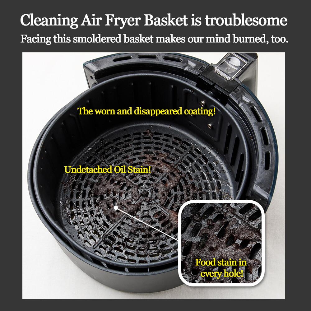 Balsang Air Fryer Silicone Pot Round & Square Kitchen accessories (No