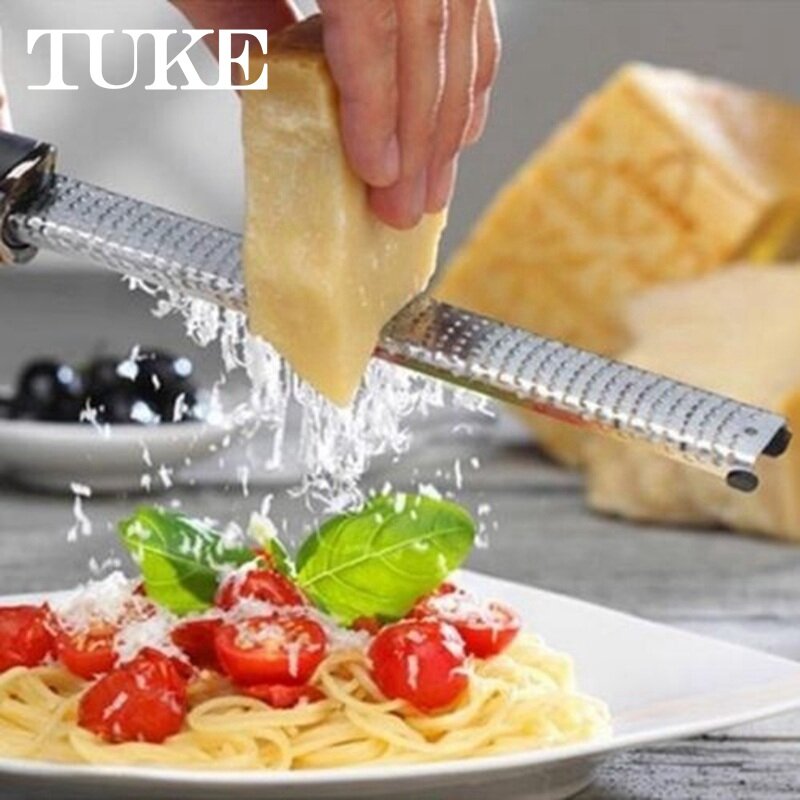 TUKE New Stainless Lemon Cheese Vegetable Zester Grater Peeler Slicer Kitchen Tool Gadgets Fruit Vegetable Chopper