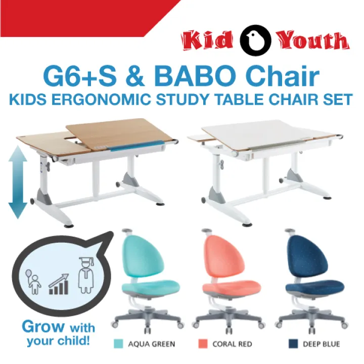 Made In Taiwan G6 S Kid2youth Kids Ergonomic Study Table Babo G6 S Kid2youth Kids Ergonomic Study