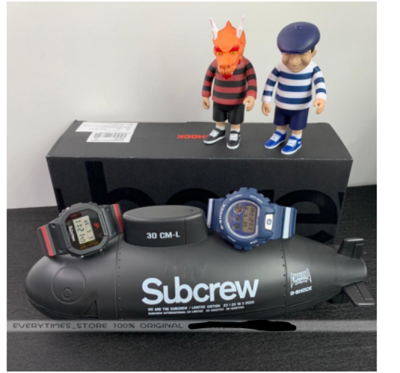 READY STOCK 100% ORIGINAL SUBCREW x G-Shock for DW-5600 and DW-6900 box sets Malaysia