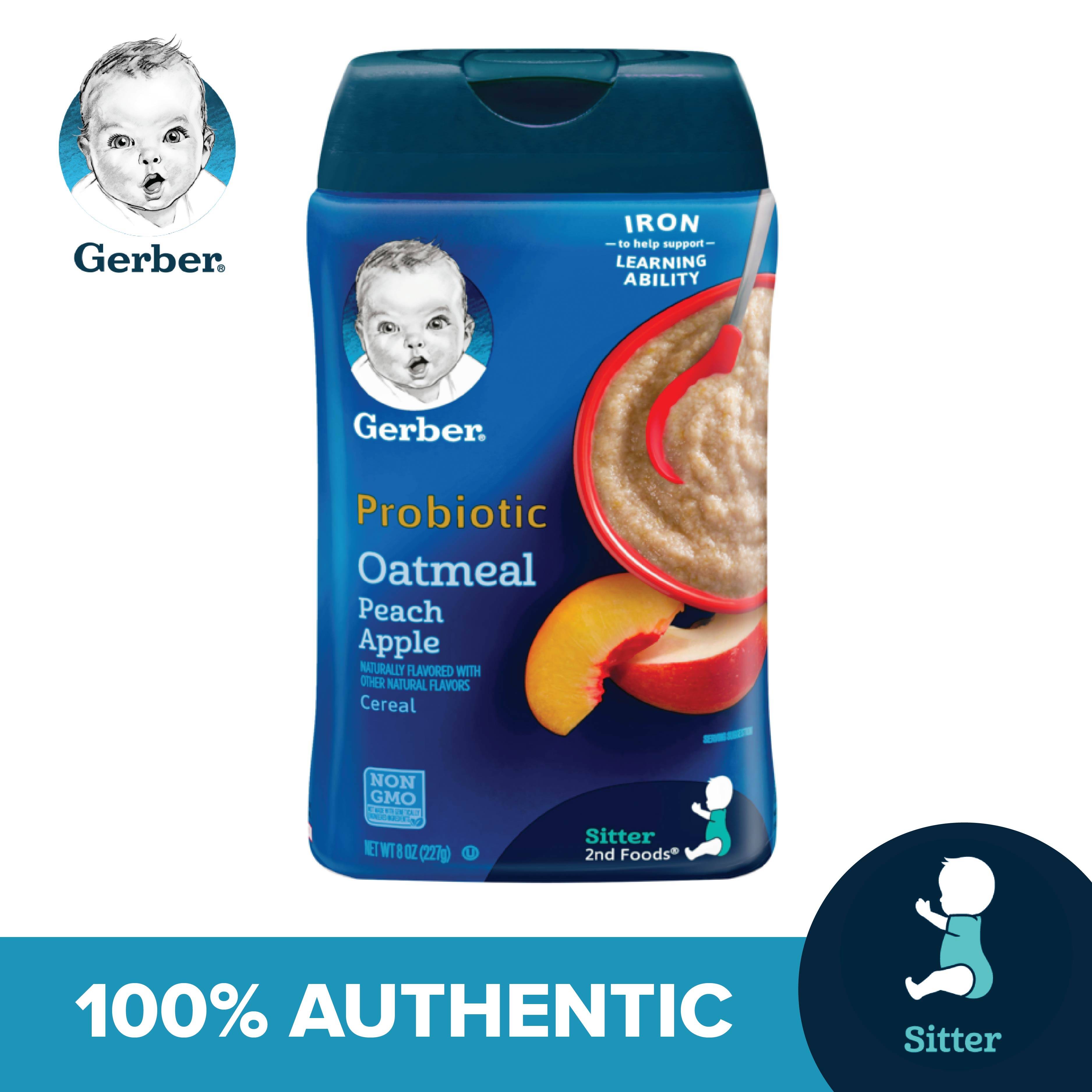 gerber probiotic oatmeal cereal
