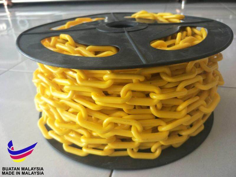 (Promotion) Plastic Chain 6 mm x 20 meter - YELLOW