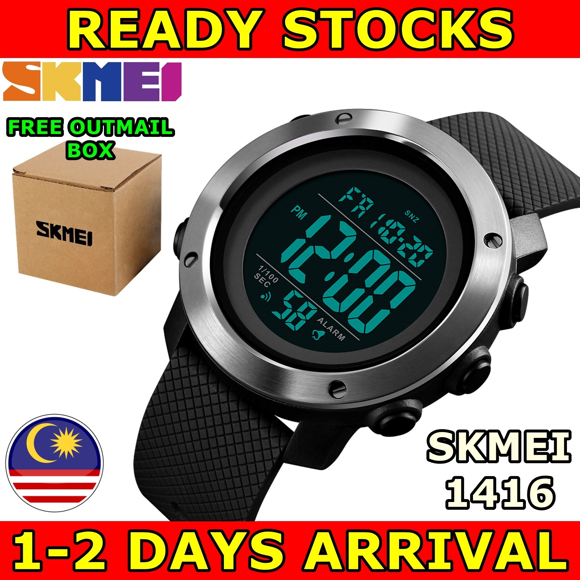 jam led skmei