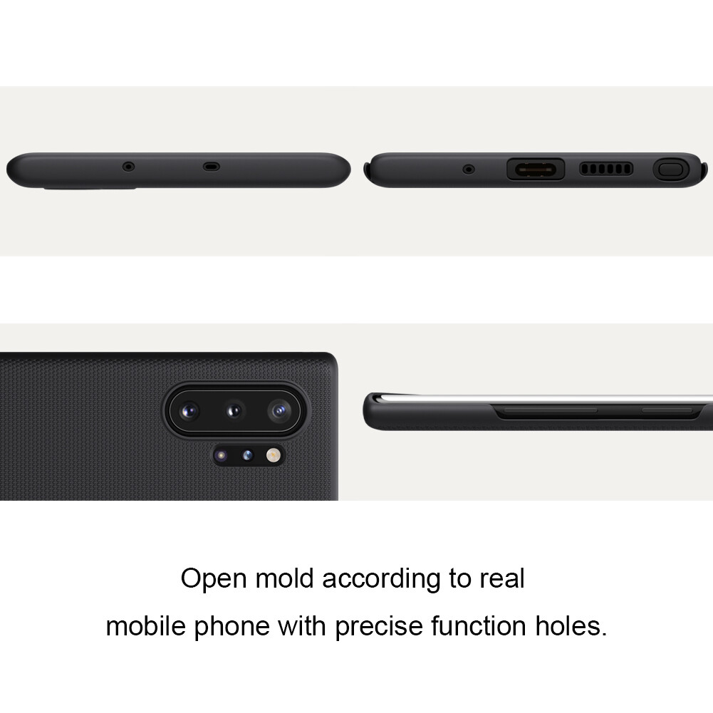 Nillkin cho Samsung Galaxy lưu ý 10 cộng với trường hợp bảo vệ siêu sần hardcase vỏ lưng mờ vỏ
