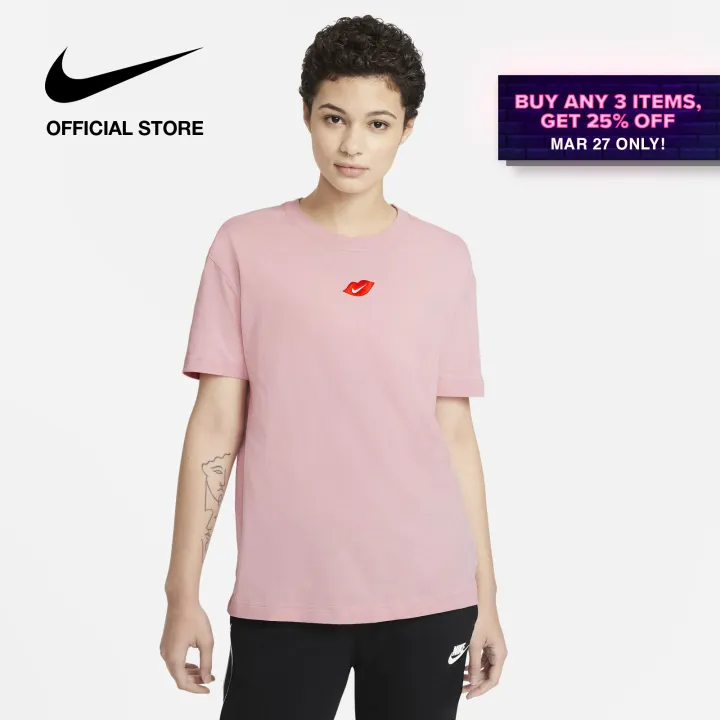 nike women's sportswear jersey short sleeve shirt