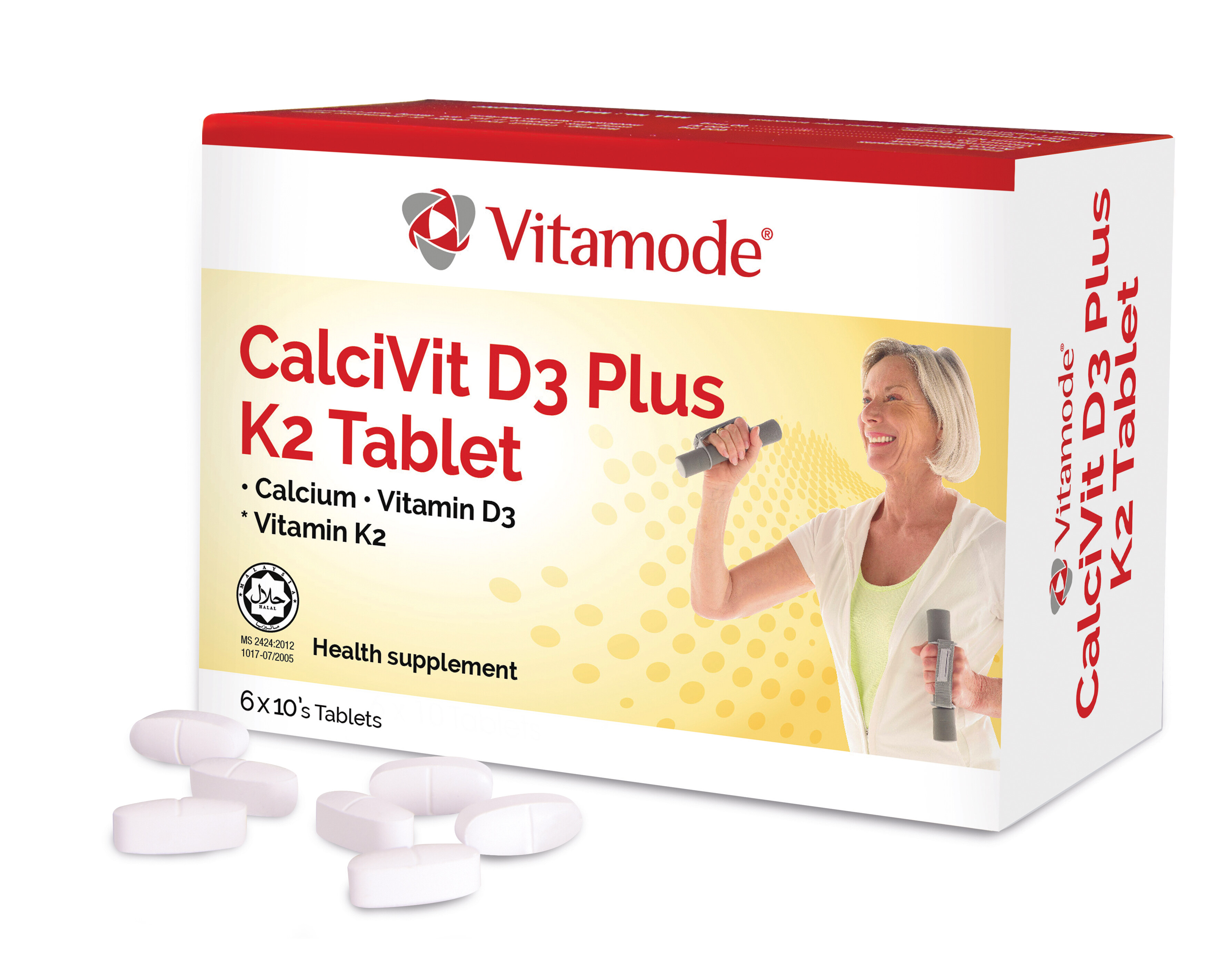 Vitamode CalciVit D3 Plus K2 Tablet Lazada