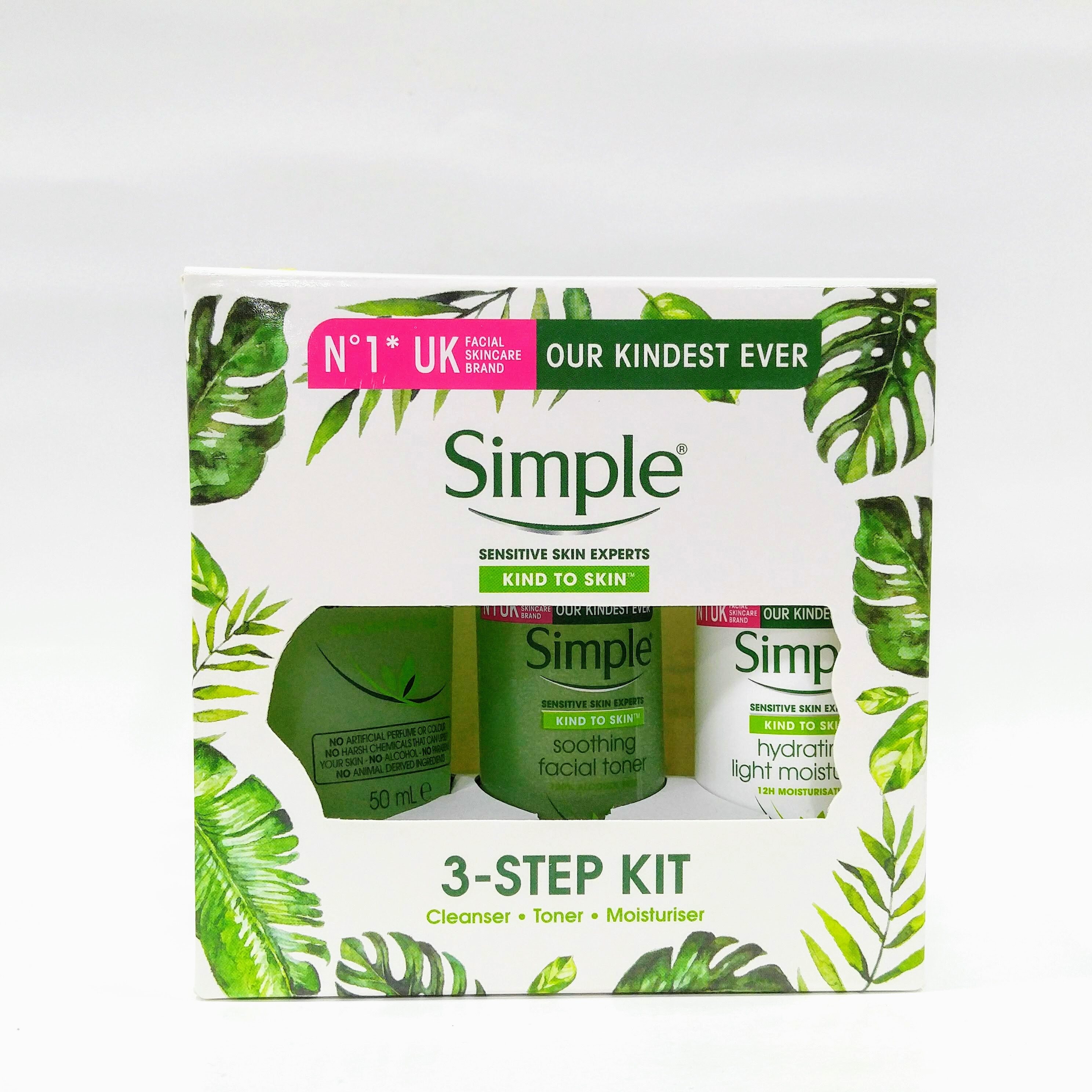simple cleanser toner moisturiser