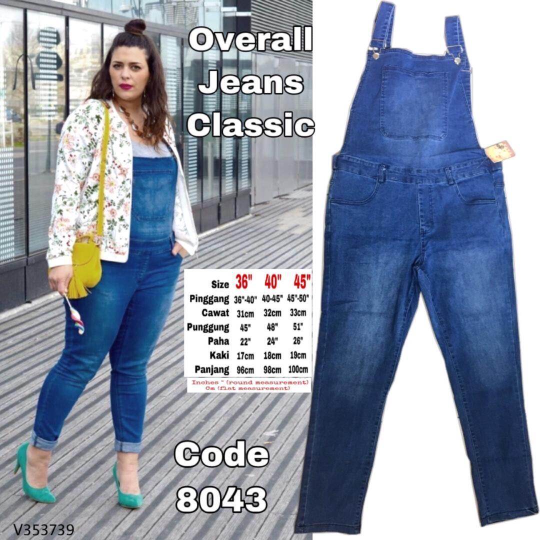 Overall Jeans Plus Size 2XL to 4XL | Lazada