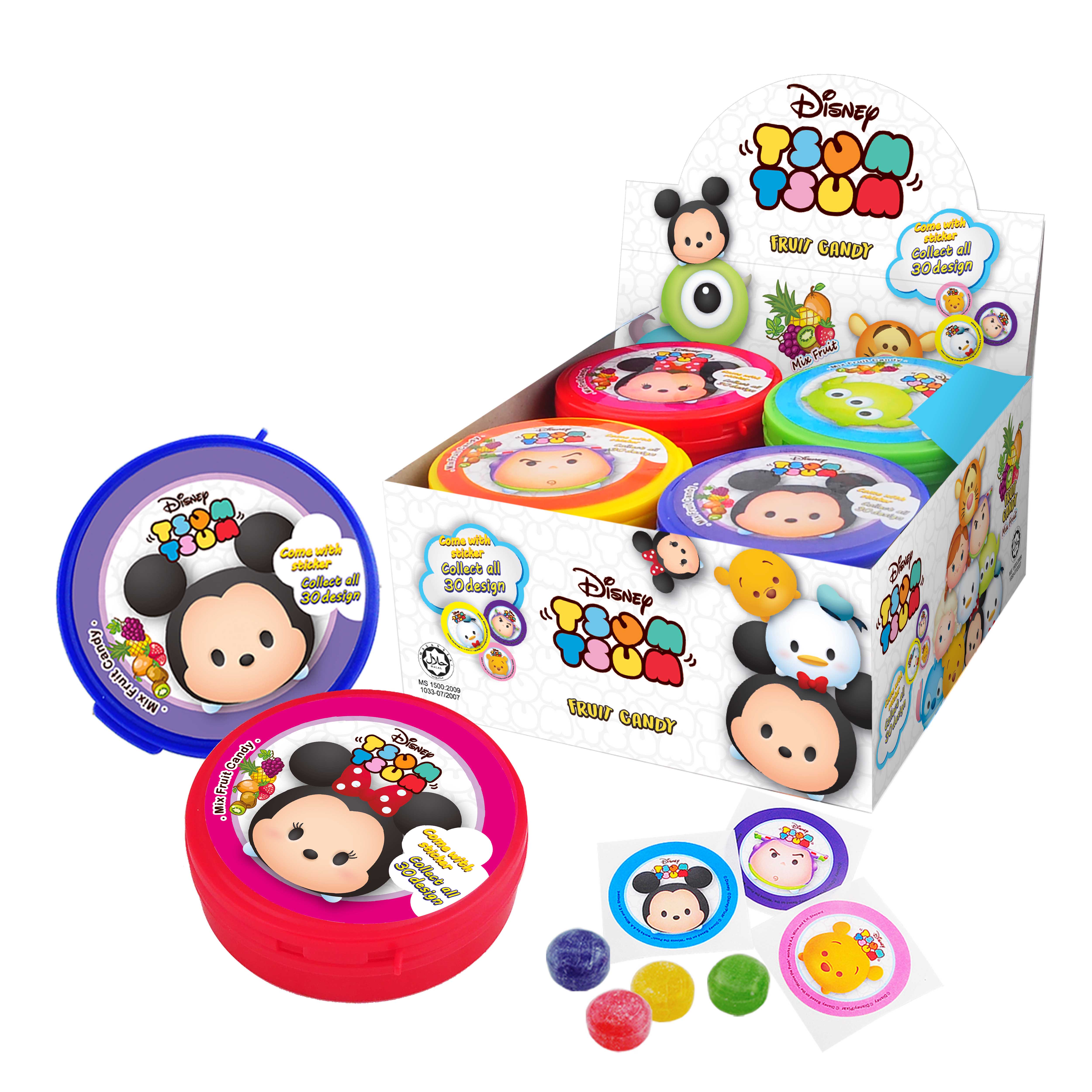 TSUM TSUM MIX FRUIT TIN CANDY 20G (12PCS) Lazada
