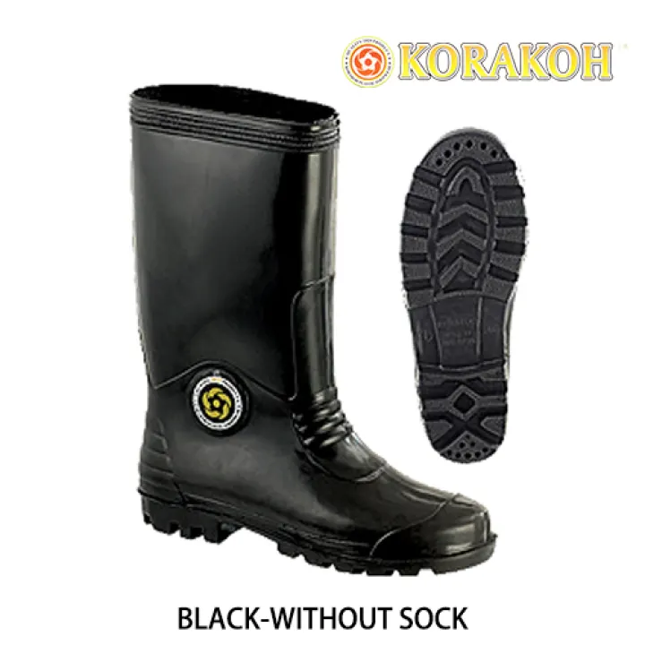 rain boots with lining inside