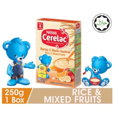 Nestle Baby Cerelac 250g Exp 2022 - Rice & Mixed Fruits