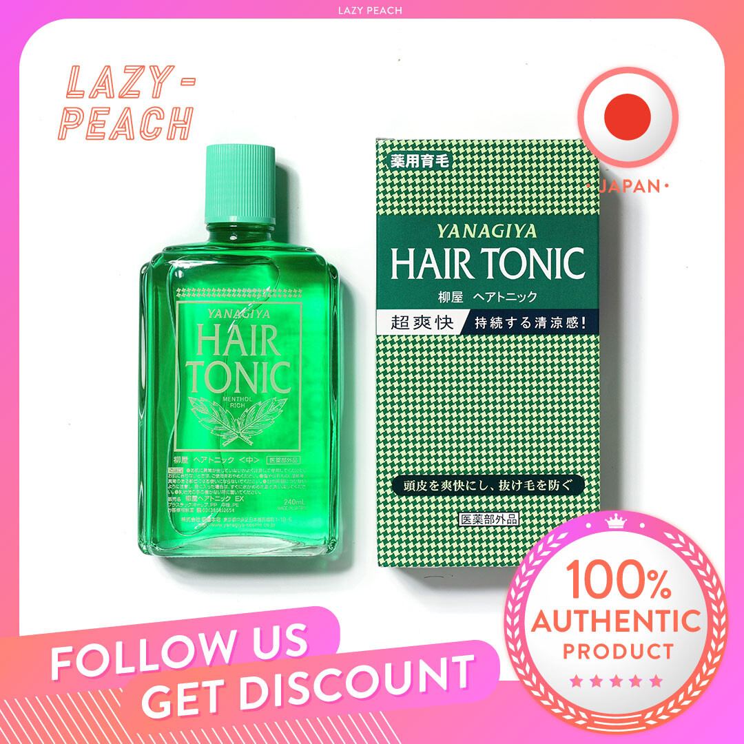 (Exp 20242025) YANAGIYA Hair Medicated Hair Growth Tonic 240ml (Japan