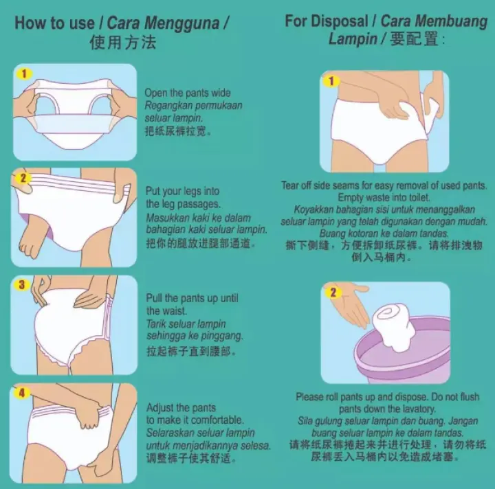 pampers dewasa pants