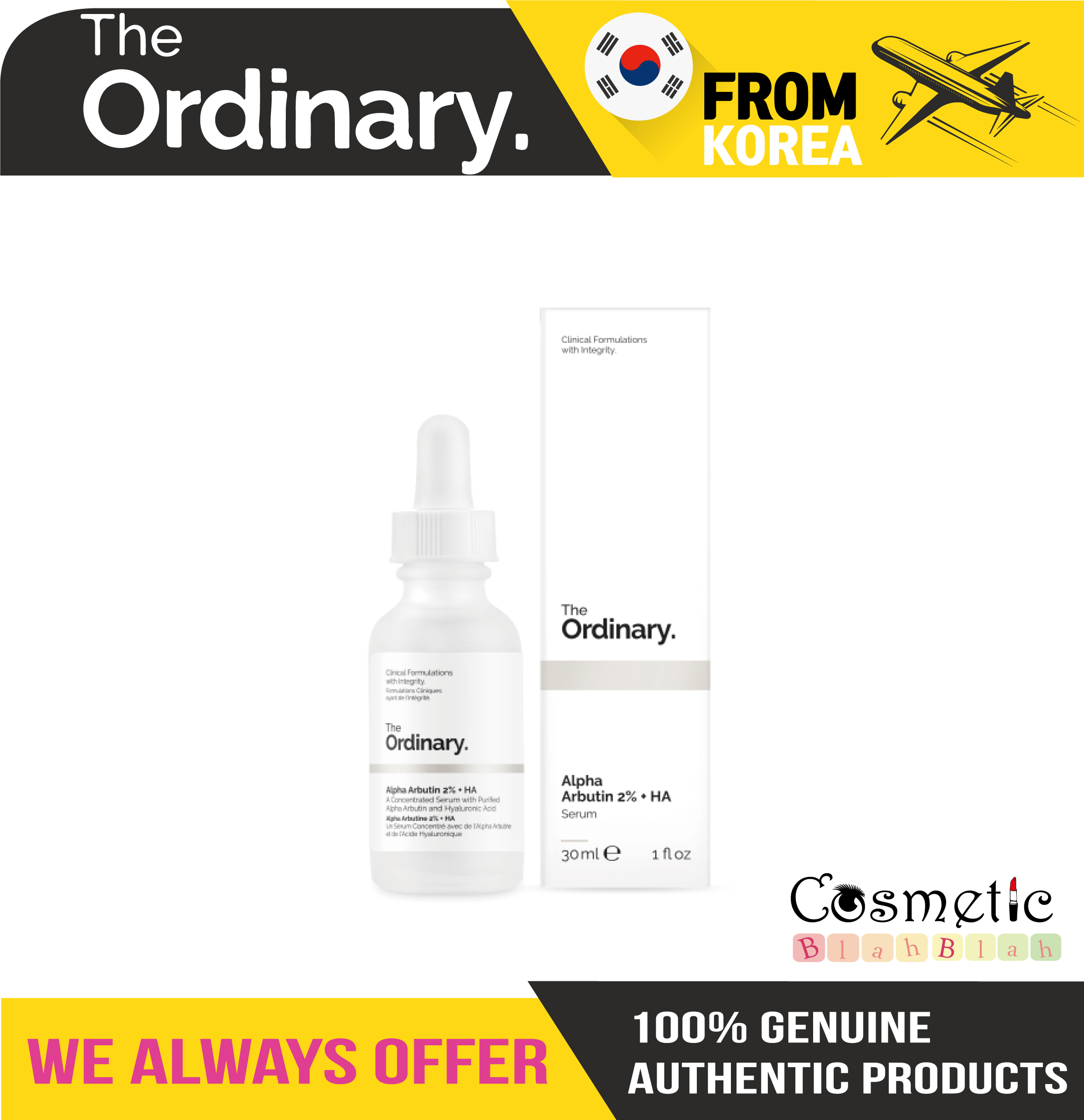 Alpha arbutin 2% + ha 30ml