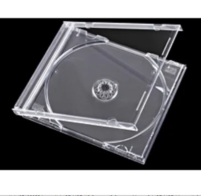 CD/VCD/DVD Single 1 Disc Jewel Case Casing~Clear/ Transparent
