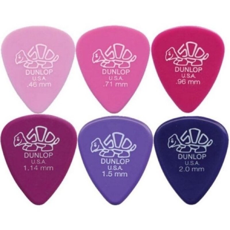 Jim Dunlop Delrin Guitar Pick mix ( 6 pcs ) Malaysia