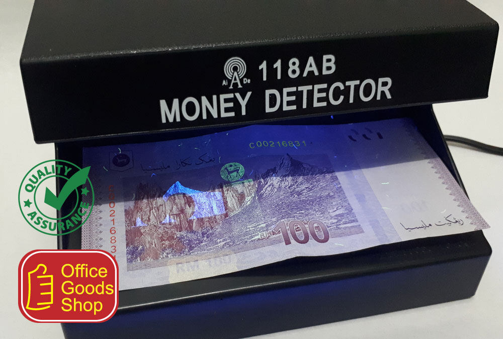 Money Counterfeit UV light Detector Pengimbas Wang Palsu UV Ready Stock