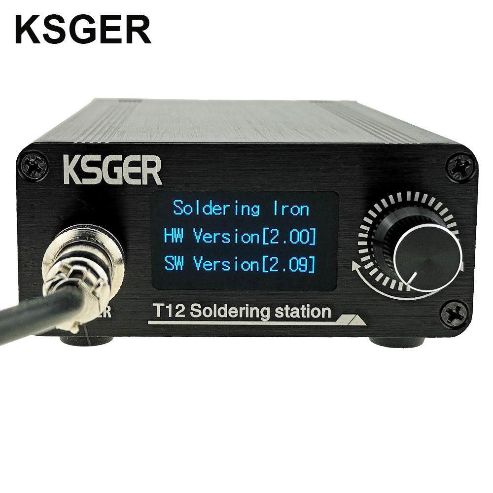 KSGER T12 Soldering Station Iron Tips STM32 V2.01 OLED DIY Kits FX9501 Handle with Soldering Tool Tips Electric Temperature Controller
