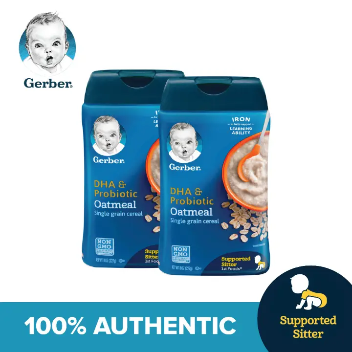 gerber dha probiotic oatmeal