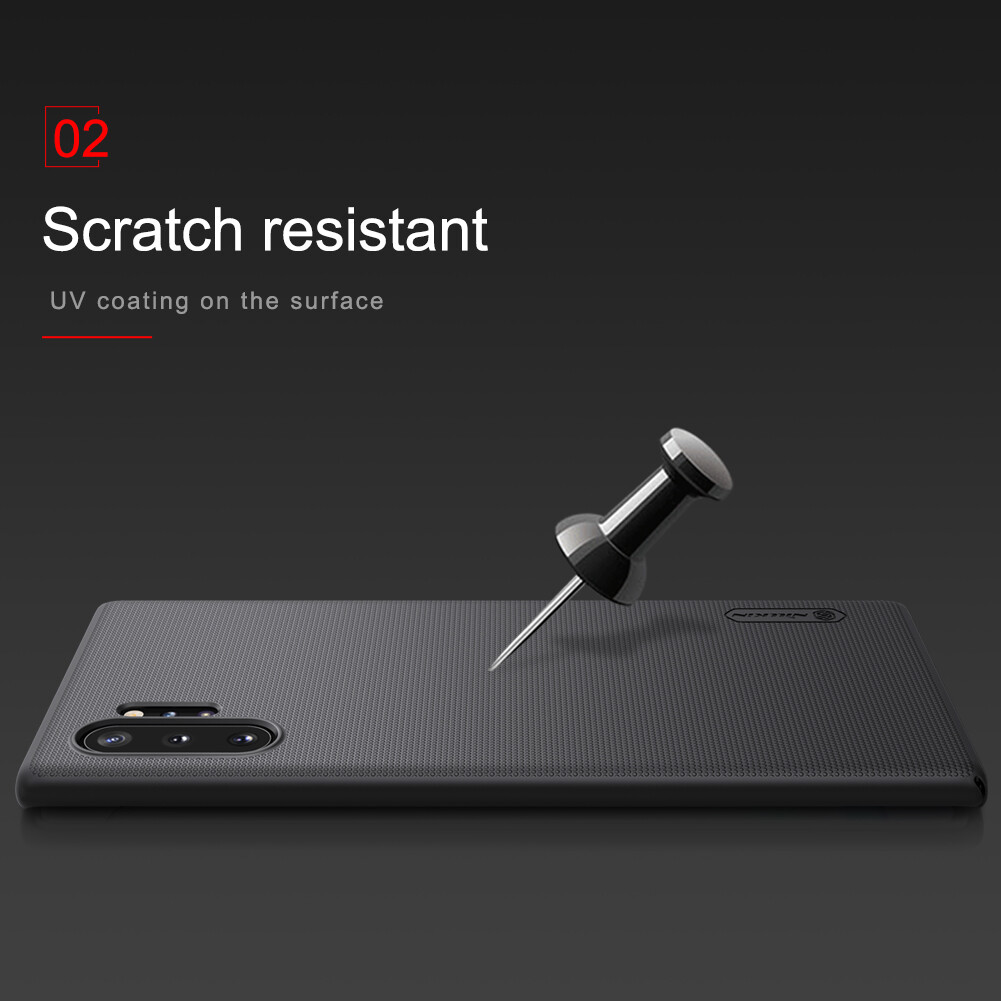 Nillkin cho Samsung Galaxy lưu ý 10 cộng với trường hợp bảo vệ siêu sần hardcase vỏ lưng mờ vỏ
