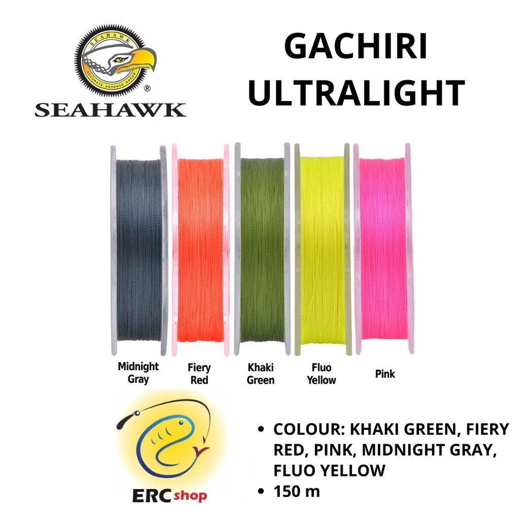 2020 NEW Seahawk Gachiri Braid 150M Ultra Light Colour Fishing