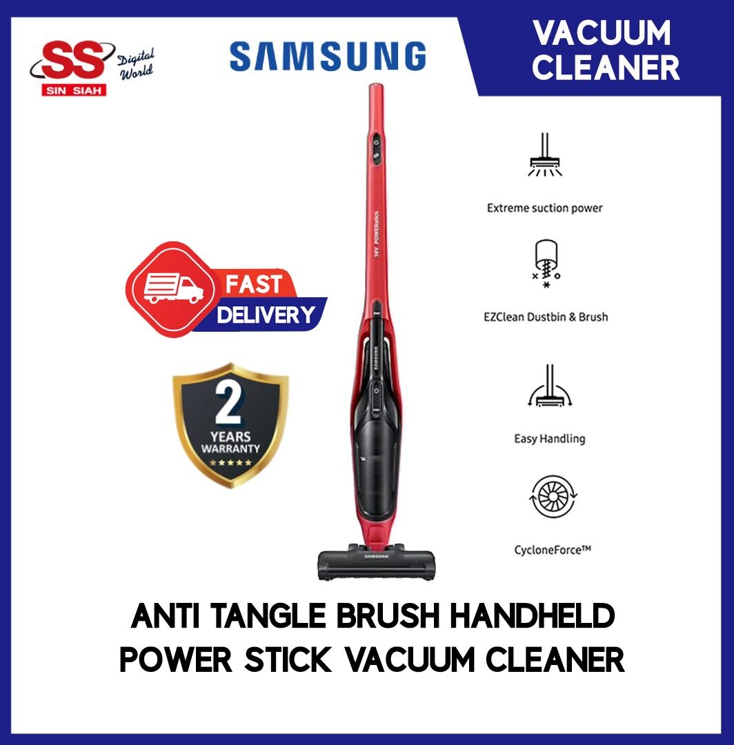 Samsung VS60M6015KP 120W 18V 80 Min Lithium Battery Anti Tangle Brush