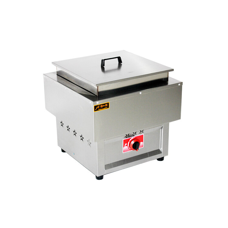 Jinbang JBGS25 LPG food steamer 1 square tank with 1 burner potato