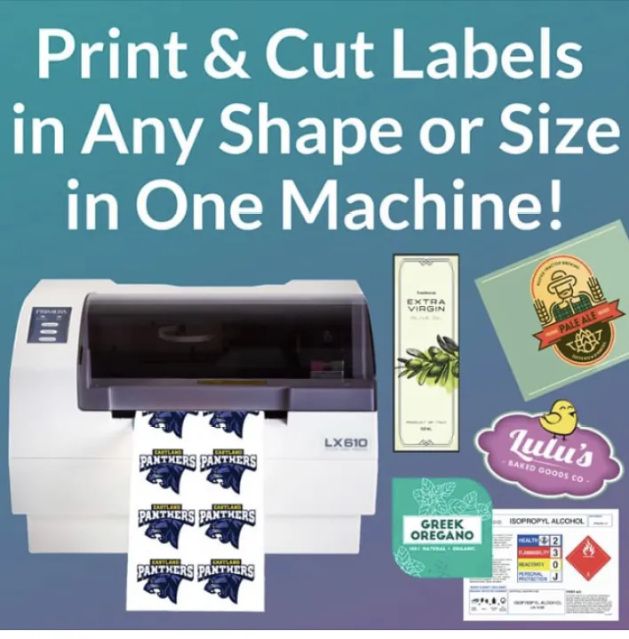 print and cut label printer