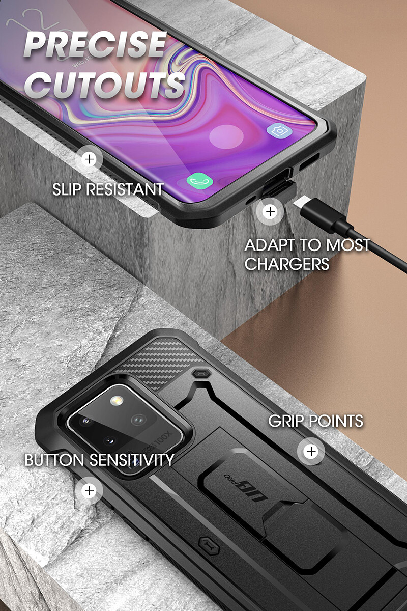 SUPCASE UB Pro Cho Ốp Lưng Samsung Galaxy S20 Ultra 5G (Bản Phát Hành 2020) Miếng Bảo Vệ Màn Hình Tích Hợp Với Vỏ Bọc Chắc Chắn & Chân Đế Toàn Thân