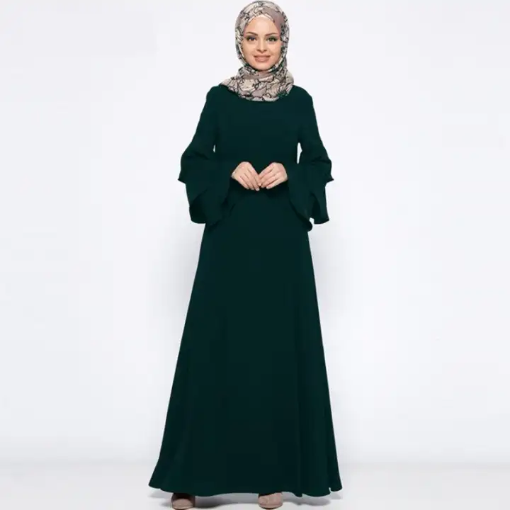 2019 abaya Muslim Women Islamic Pure 