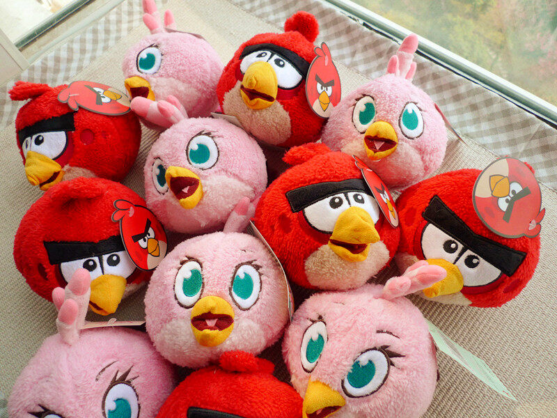angry birds stuffed toys