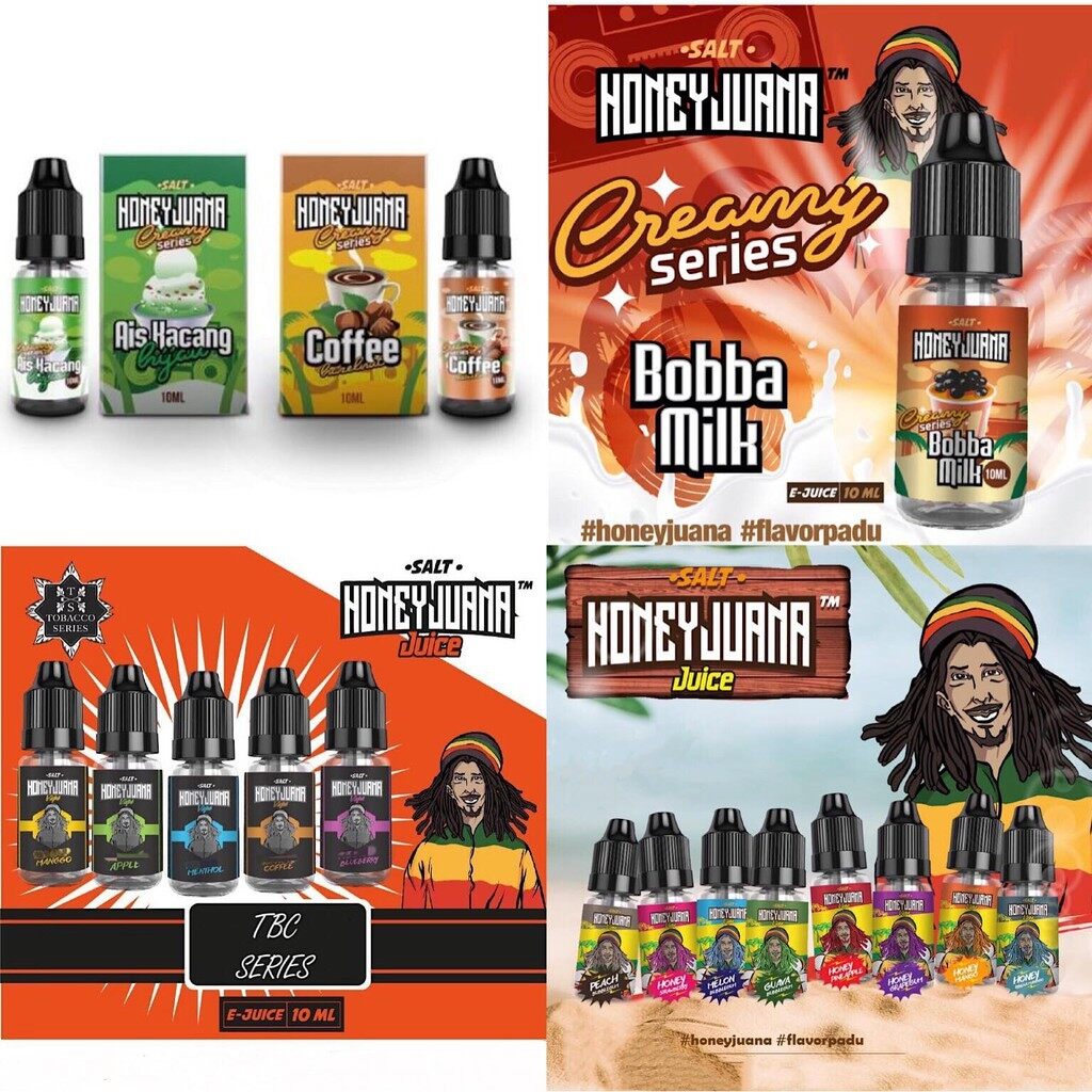 Honey Juana 100 Original Honeyjuana Htpc Ejuice Mango Pineapple Grapegum Boba Milk 30ml Creamy Lazada