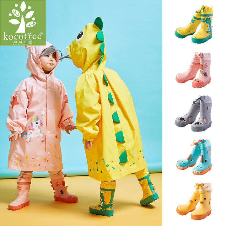 unicorn rain boots and raincoat