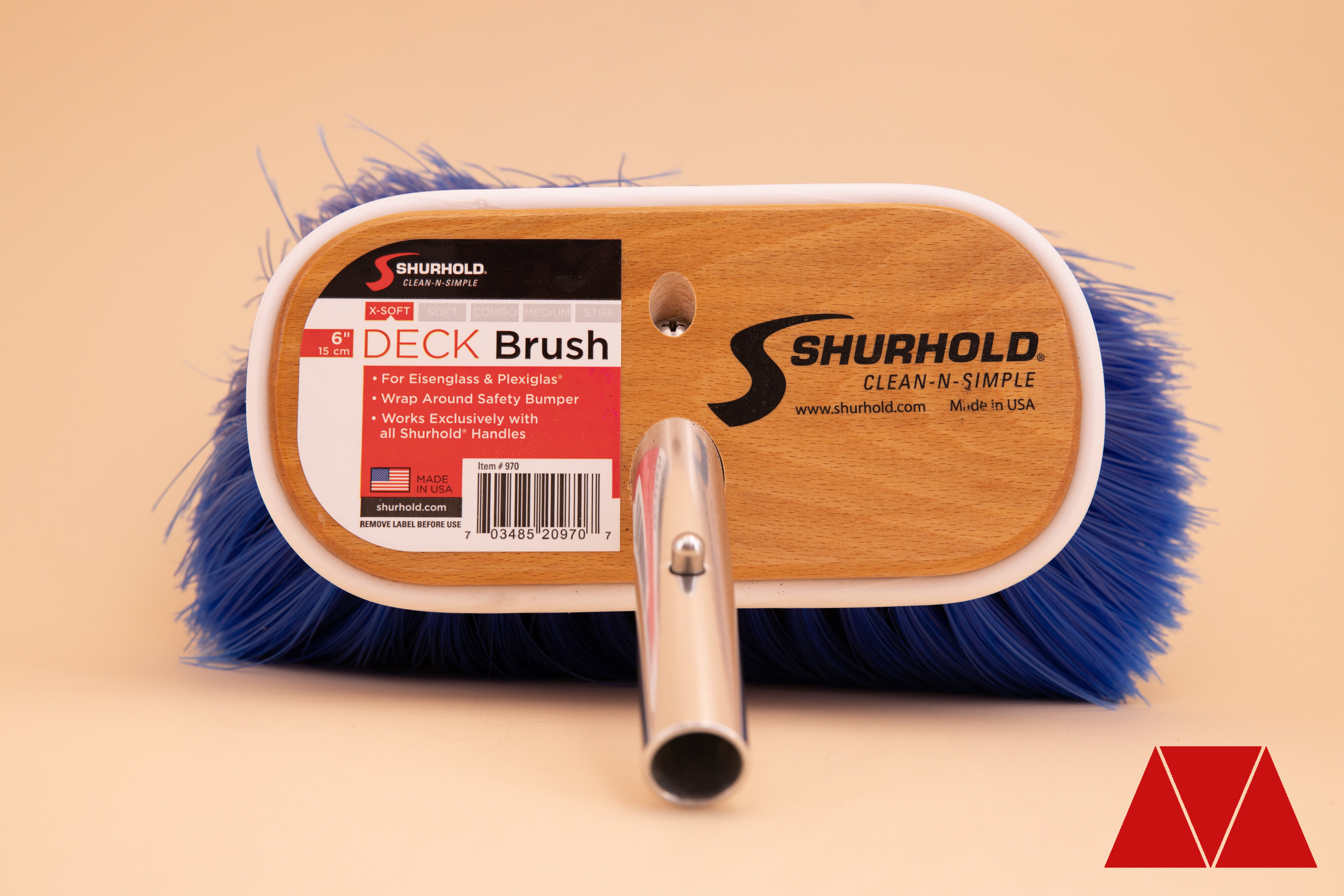 Shurhold 6" Nylon Extra Soft Bristles Deck Brush 