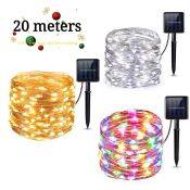 Feimefeiyou Solar Fairy Lights - Waterproof, 200 LEDs, 8 Modes