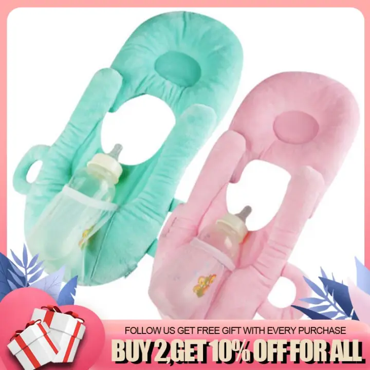 baby self feeding pillow