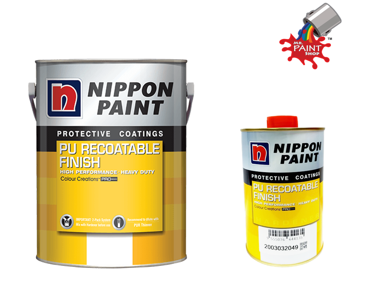 5L SET NIPPON POLYURETHANE PU RECOATABLE FINISH (GLOSS) (+ HARDENER