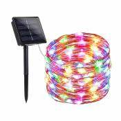 Feimefeiyou Solar Fairy Lights: Waterproof, 100 LED Copper Wire Strip