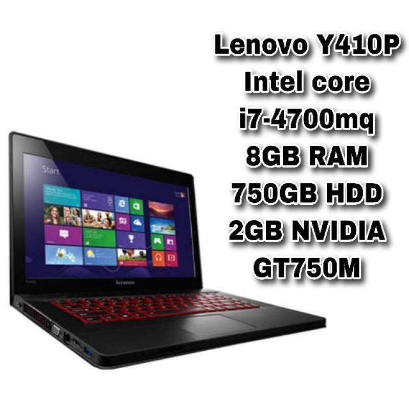 LENOVO Y410P -Intel Core i7-4700mq 8GB RAM 750GB HDD NVIDIA GT 750M 14 inch Malaysia