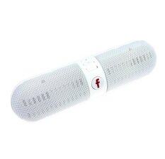 Mini Pill Portable Multi-function Bluetooth Speaker with FM Radio Support TF Card USB Pendrive (White) Malaysia