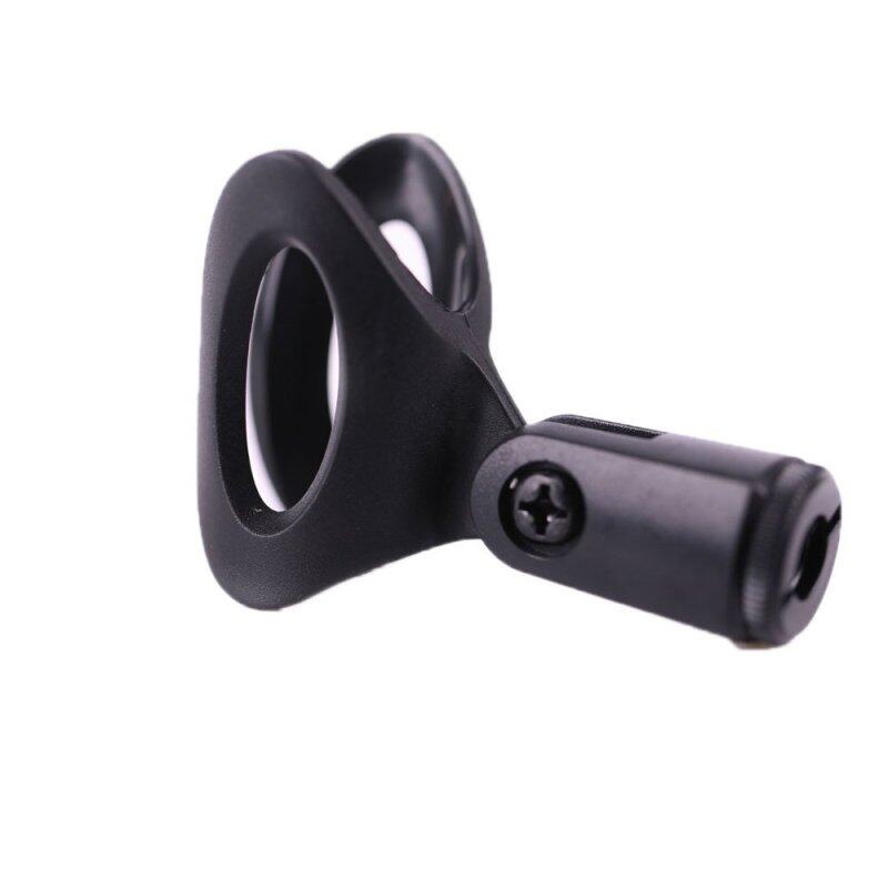 niceEshop Universal Adjustable Mic Microphone Mount Clip Holder (Black,22-32mm)