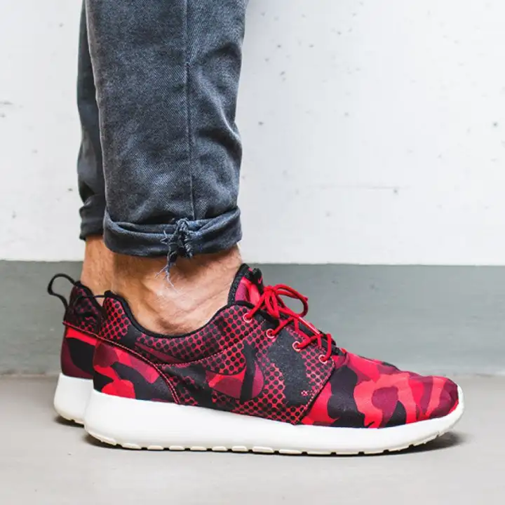 nike red colour casual shoes