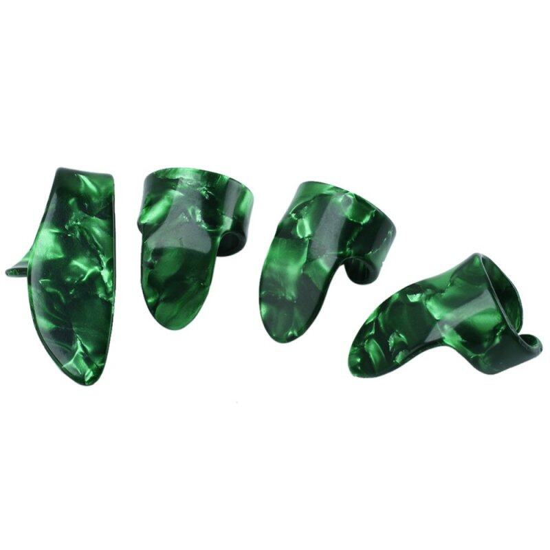 Plastic 1 Thumb And 3 Finger Picks Plectrums Protect Nail Guitar Parts Pick Set Malaysia